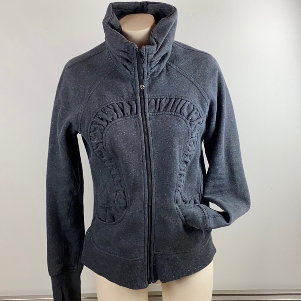 Lululemon Scuba Cuddle Up Jacket Black 8
